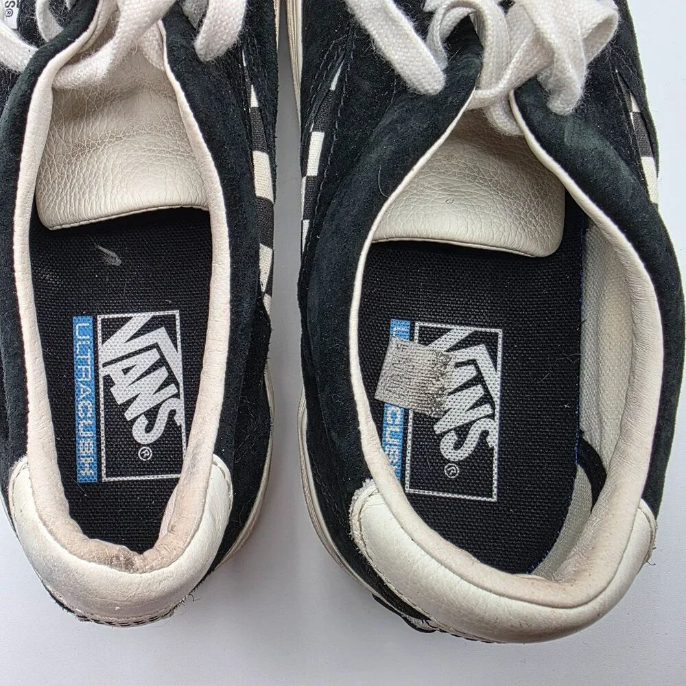 Vans Acer Ni SP Womens Size 8 Black Marshmallow Sneaker Shoes Skateboarding